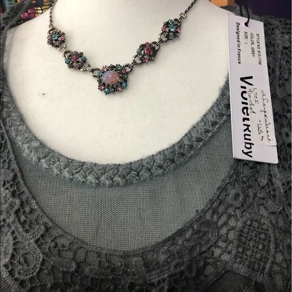 Violet & Ruby 2 Layer Ttnic Designed in France!! - Picture 1 of 13